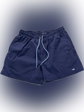 Southern Marsh Swim Trunks Men Medium Blue Duck Logo Elastic Waist Shorts